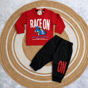 Kids Jogger Set – Red Race On
