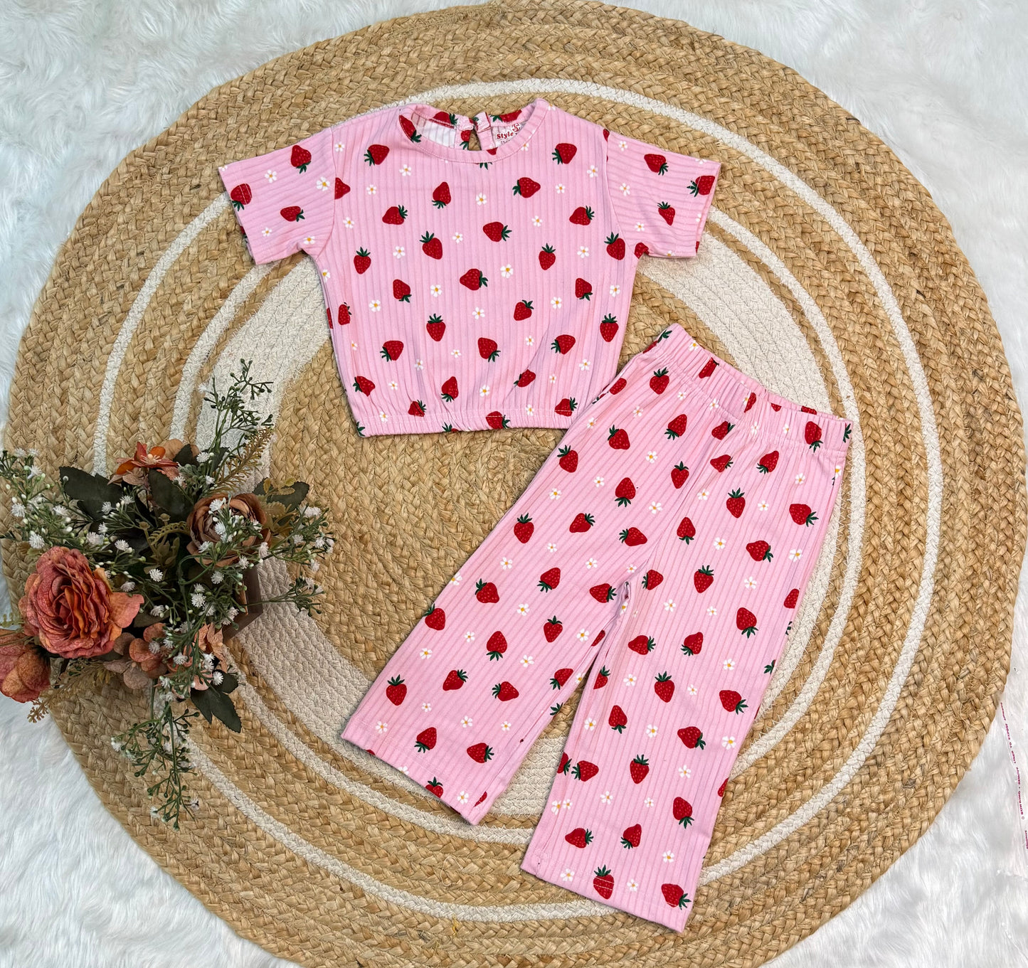 Girls Ribbed Co-ords Set