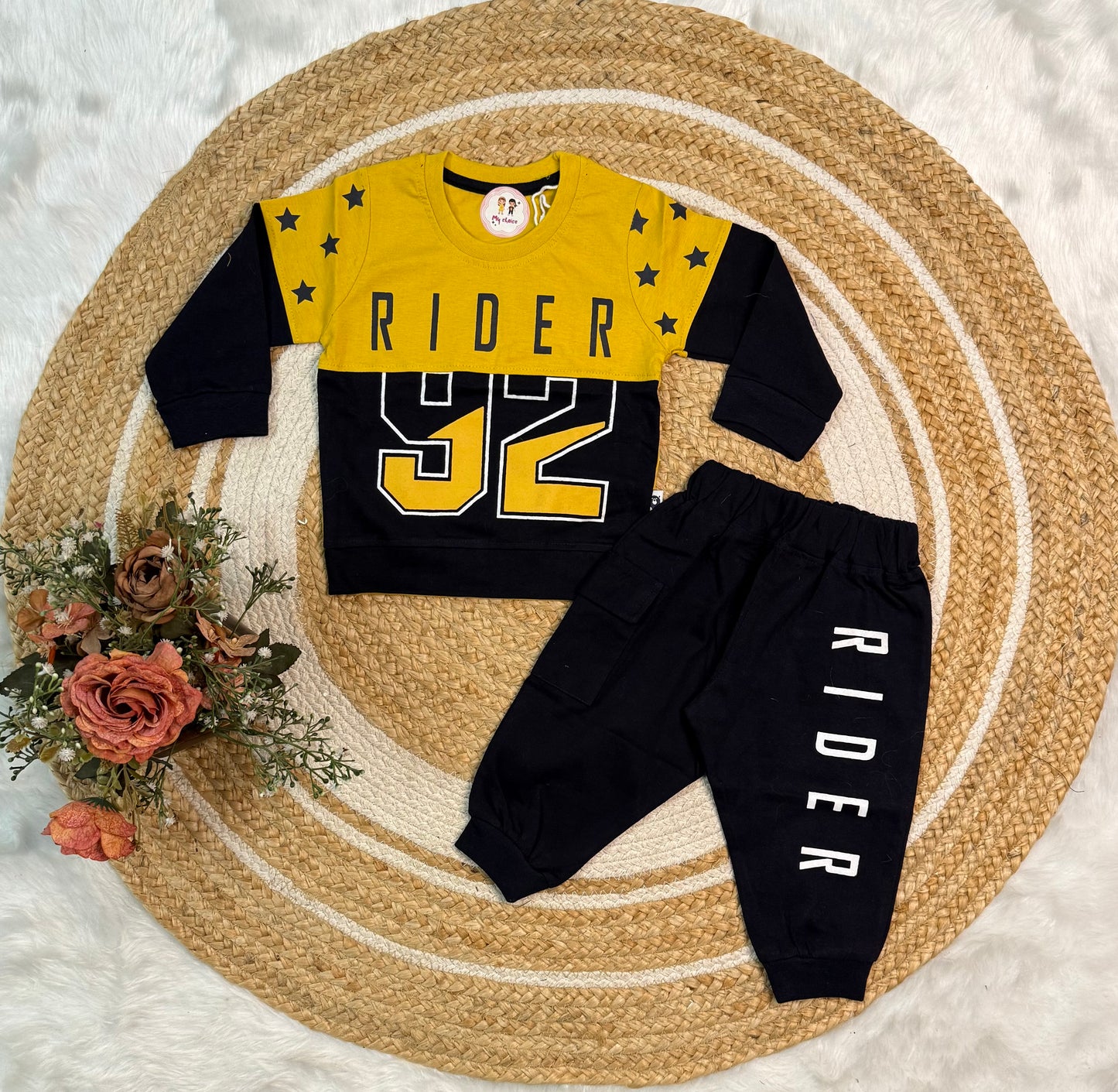 Kids Jogger Set – Yellow Rider