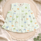 Premium Muslin Frock with Front Button