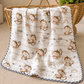 4 Layer Receiving Blanket - Monkey