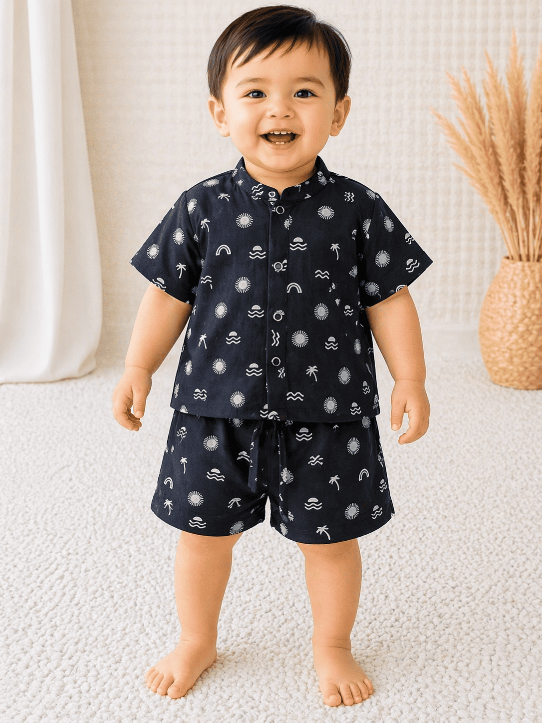 Premium Muslin Co-Ord Set for Boys