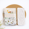 Cloth Diaper Adjustable & Reusable with Pad -Green Dots