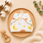 Muslin 6 layer Nappy- Moon and Cloud