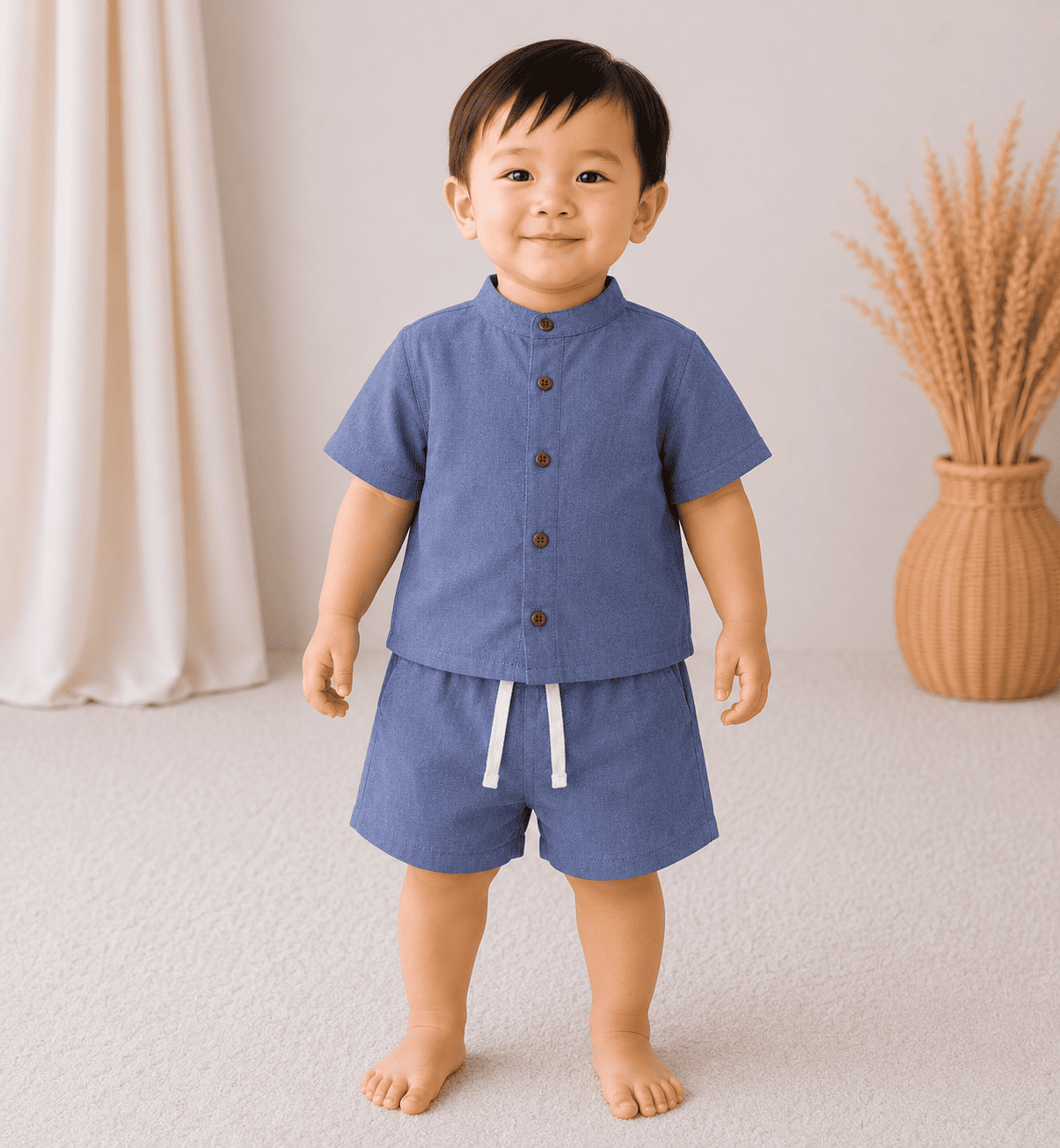 Premium Muslin Co-Ord Set for Boys