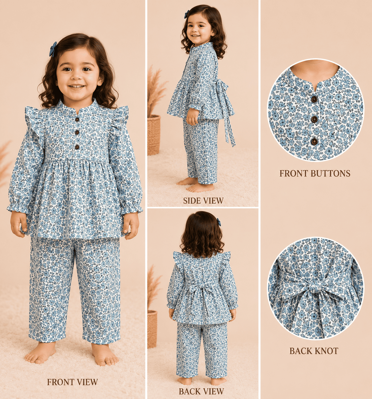 Muslin Girls Co-ords Set