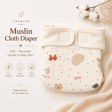 Premium Muslin Cloth Diaper