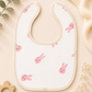 Muslin Bib - Pink Bunny