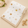 Muslin Receiving Blanket - Bear Cookies