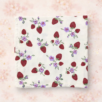 Muslin Bath Towel - Strawberry