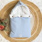 Premium Muslin Carry Nest - Blue White