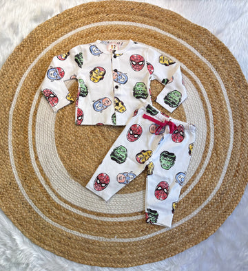 Button Full Hand Co-ords with Pant