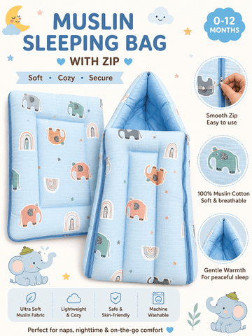 Muslin Carry Nest With Zip