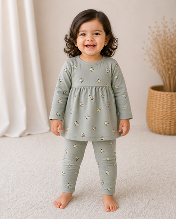 Frock with Legging Co-ord Set Infant