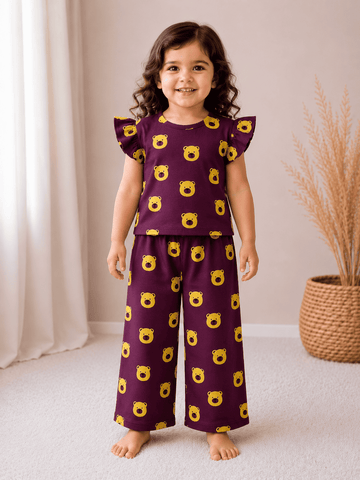 Frill Sleeve Palazzo Co-ord Sets