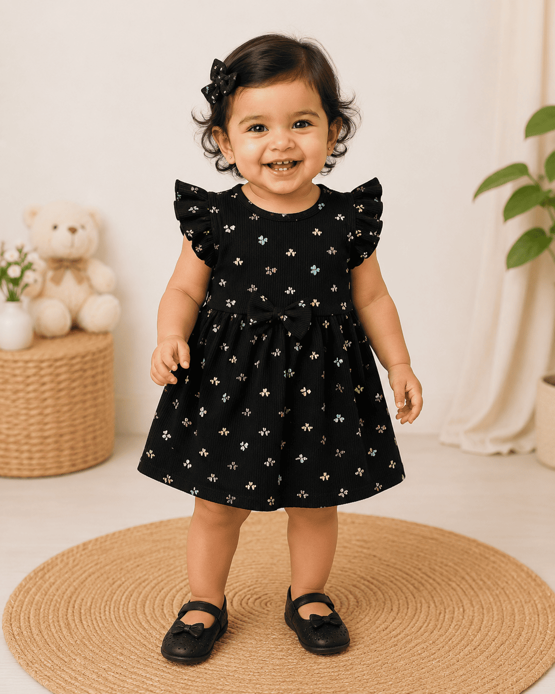 Frill Sleeve Frock - Buy 5 for 999₹
