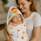 Muslin Hooded Towel - 4 layer