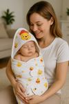 Muslin Hooded Towel - 4 layer