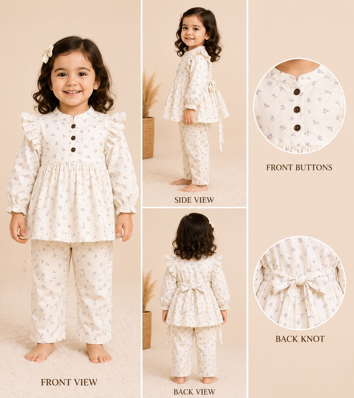 Muslin Girls Co-ords Set