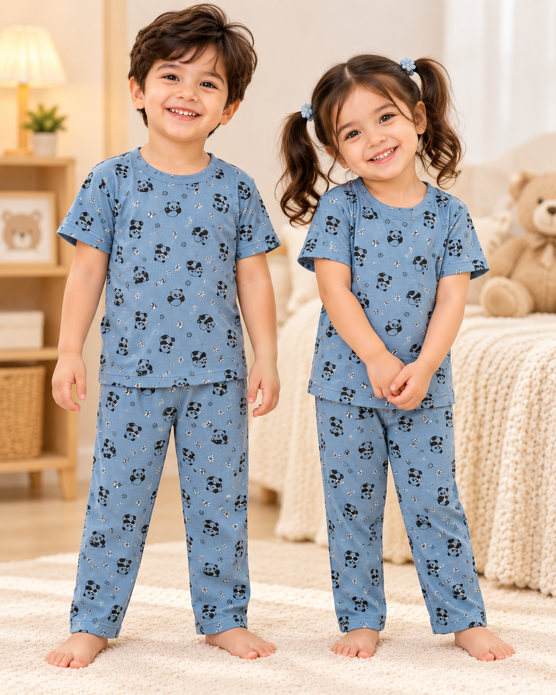 Kids Half Sleeve Co-ords - Buy 4 for 999₹