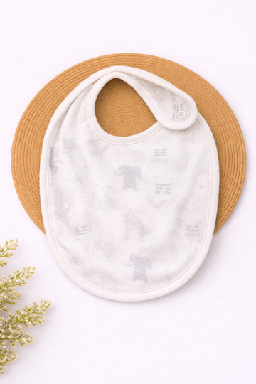 Baby Bib - Elephants
