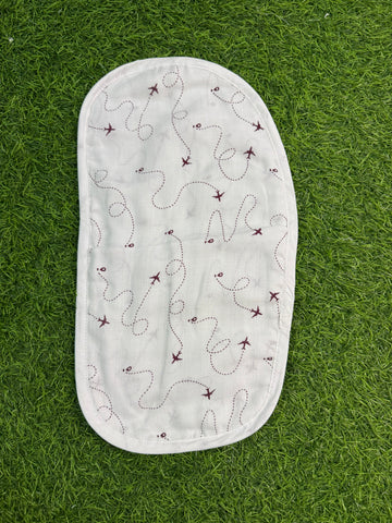 6 Layer Muslin Burp Cloth- Flight