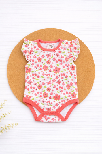 Onesie- Red Flower
