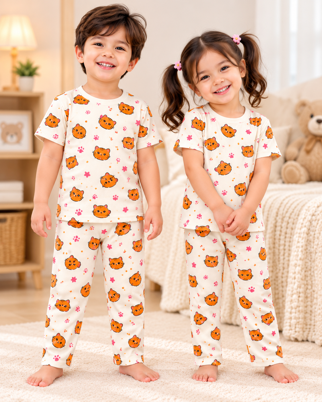 Kids Half Sleeve Co-ords - Buy 4 for 999₹