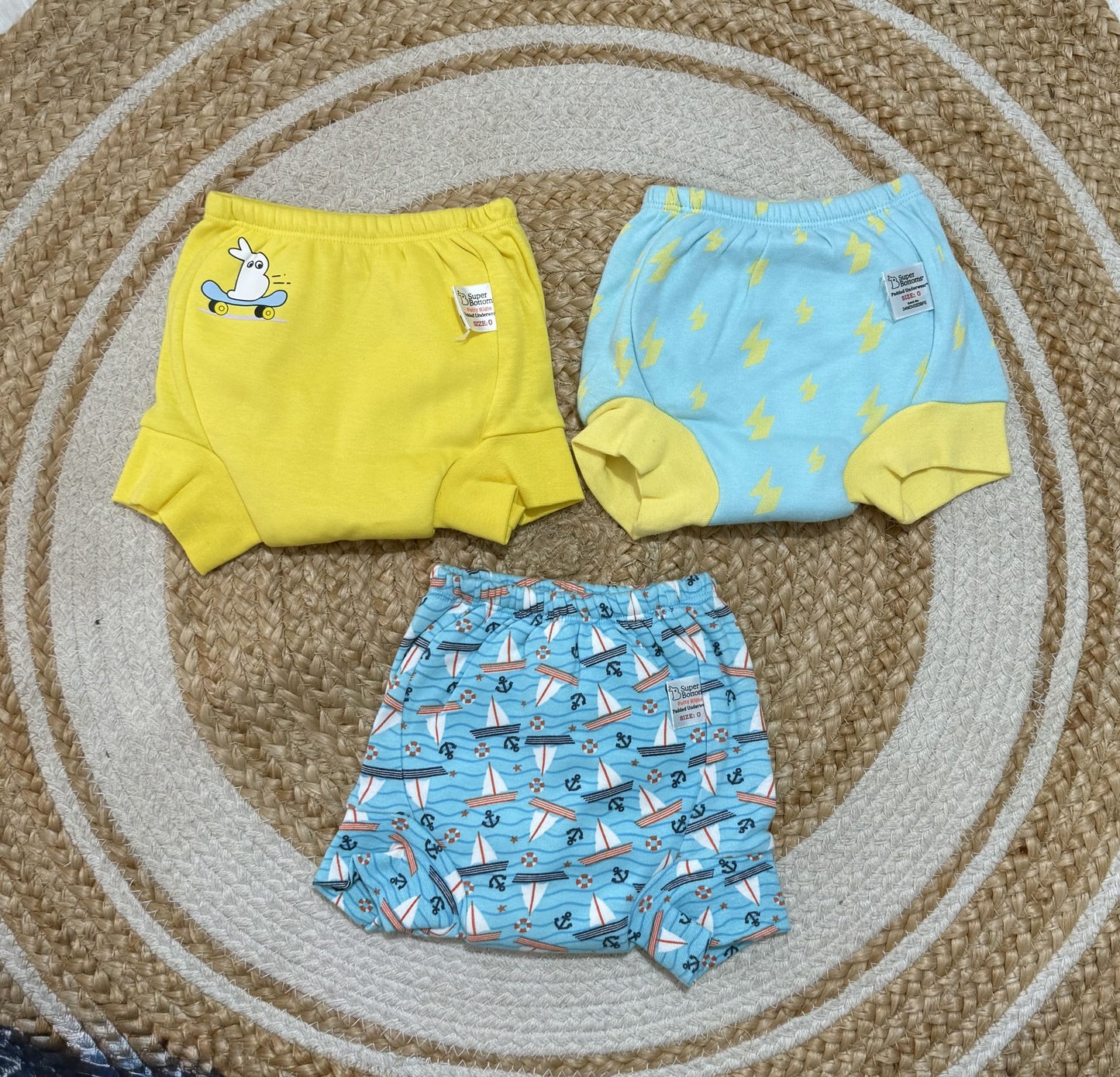 Padded Potty Training Pants- Size 0 (6-12 Months)