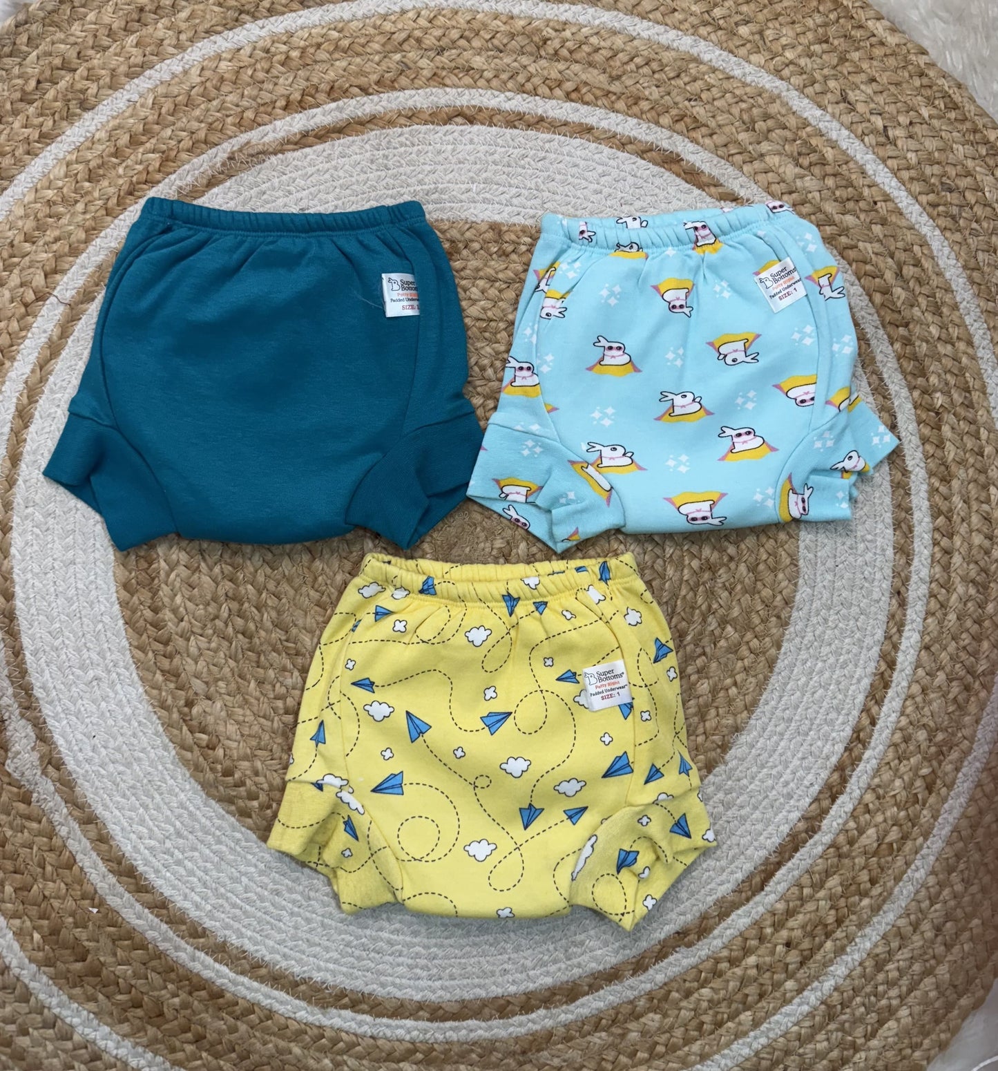 Padded Potty Training Pants - Size 1 (1-2 Years)