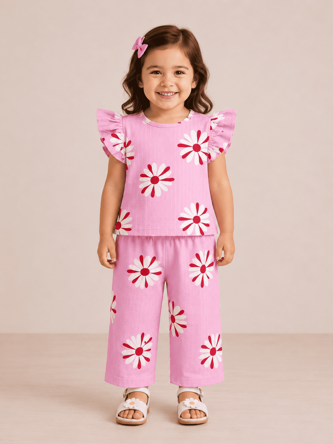 Frill Sleeve Palazzo Co-ord Sets