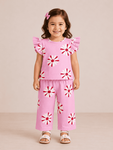 Frill Sleeve Palazzo Co-ord Sets