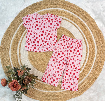 Girls Ribbed Star Co-ords Set