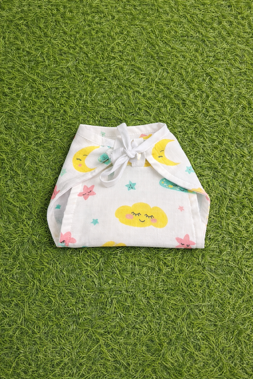 Muslin 6 layer Nappy- Cloud Moon
