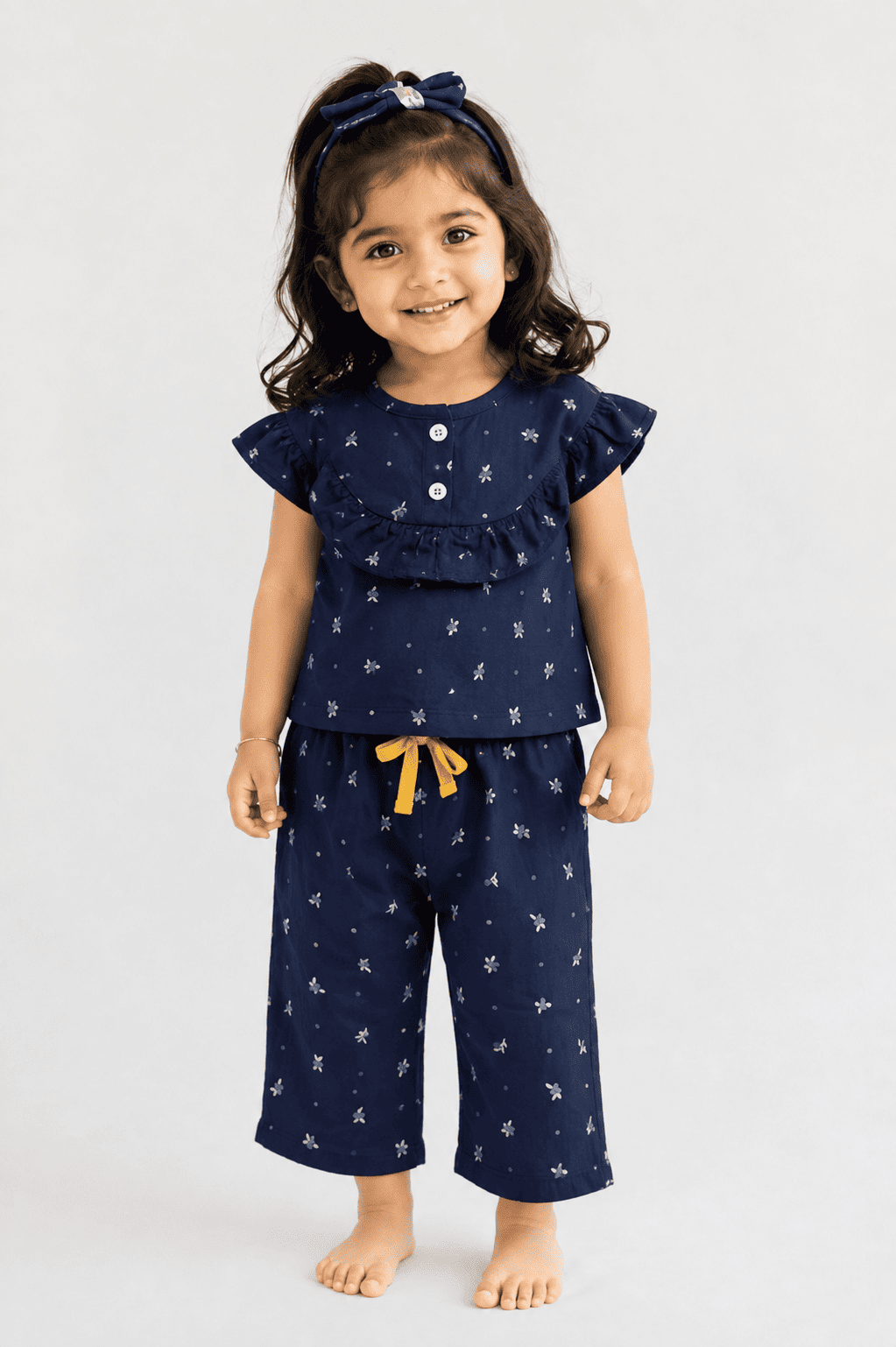 Frill Top with Palazzo Set