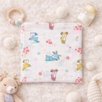 Muslin Swaddle -  Baby Deer