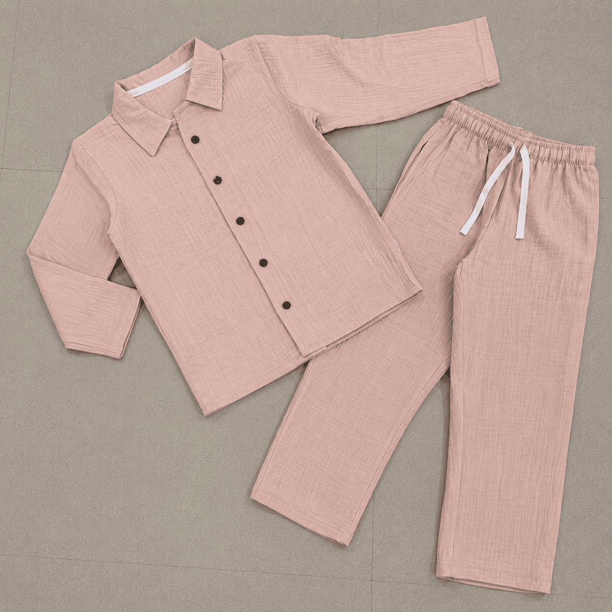 Premium Muslin Fullslevee Shirt with Pant Set