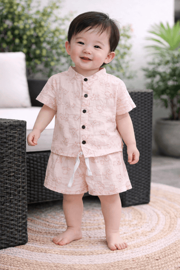 Premium Muslin Co-Ord Set for Boys