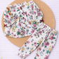 Muslin Girls Co-ords Set - Colourful Flower