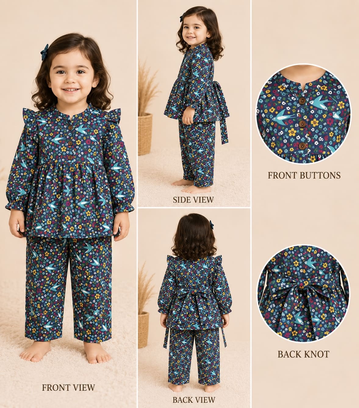 Muslin Girls Co-ords Set