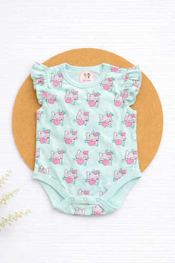 Onesie- Cat with Heart