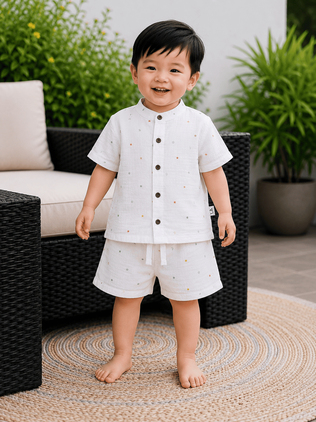 Premium Muslin Co-Ord Set for Boys