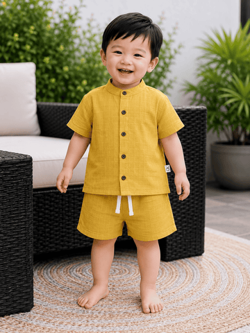 Premium Muslin Co-Ord Set for Boys
