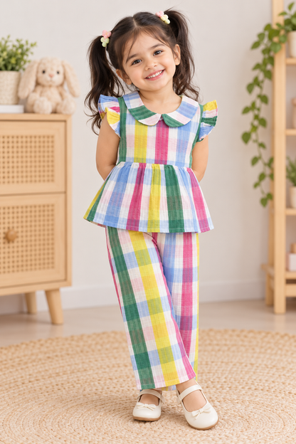 Muslin Peplum Co-ords - Buy 3 for 1299₹