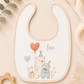 Muslin Bib - Bear Love