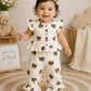 Peplum Top with Pant Set - Panda