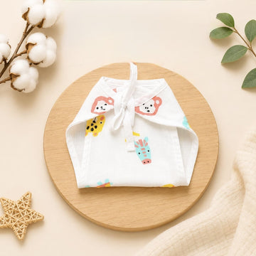 Muslin 6 layer Nappy- Animals