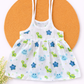 Muslin Knot Frock- Crab Star