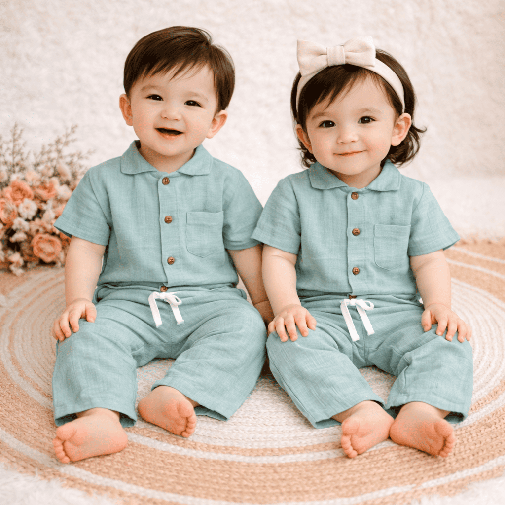 Premium Muslin Co-ord Set for Boys with Pant