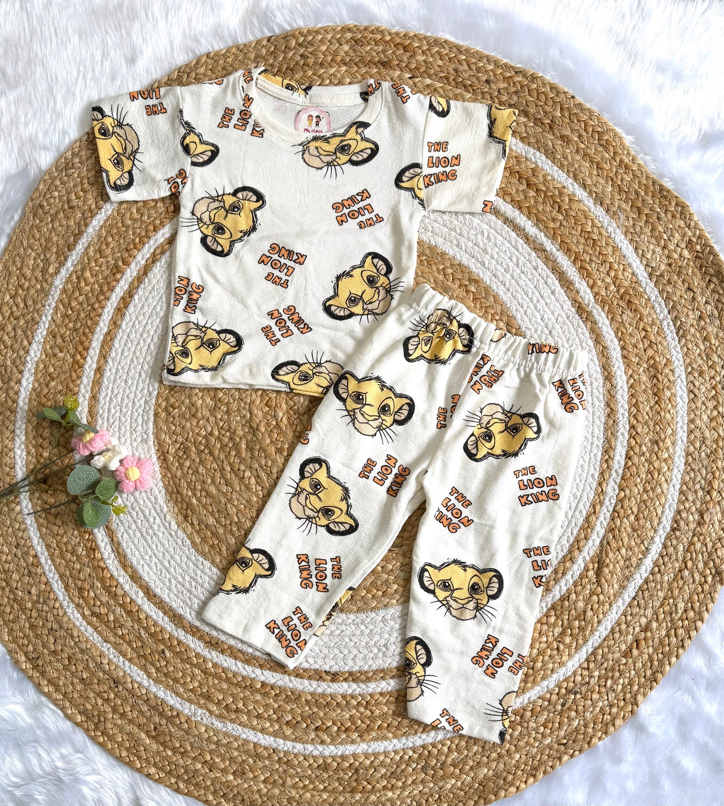 Half Sleeve Co-Ords Set - Simba